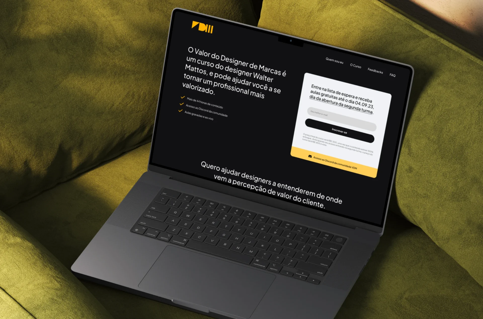 O valor do Designer de Marcas